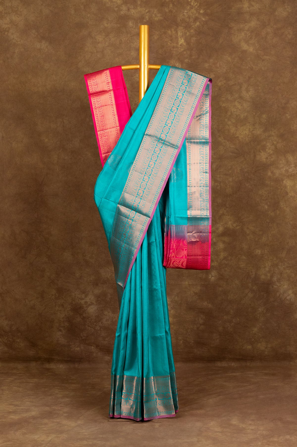 Blue Soft Silk Saree