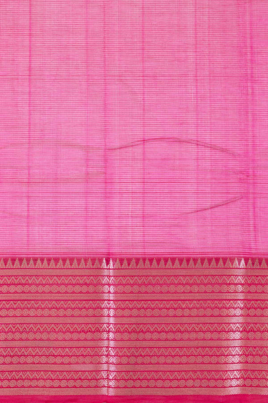 Pink	Mangalagiri Silk Saree
