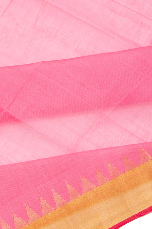 Pink Ponduru Cotton Saree