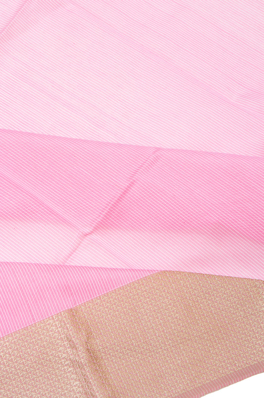Pink Maheshwari Silk Cotton Saree