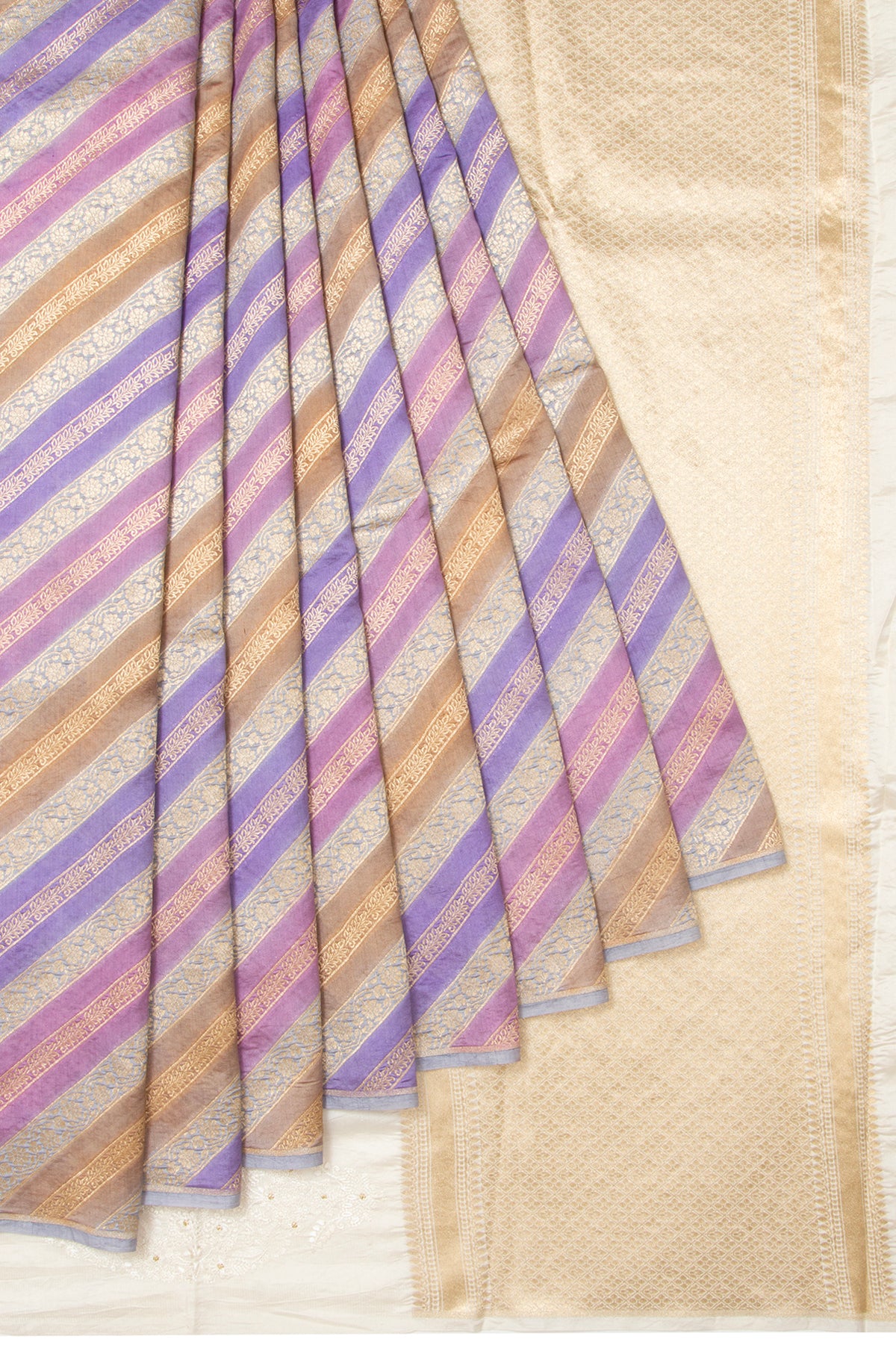 Multi Colour Banaras Katan Silk Saree