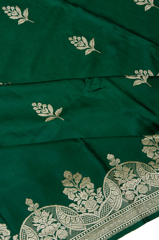 Green Mashru Silk Saree