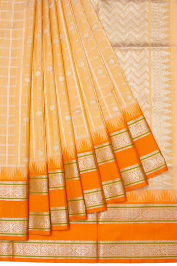 Sandal Venkatagiri Silk Saree