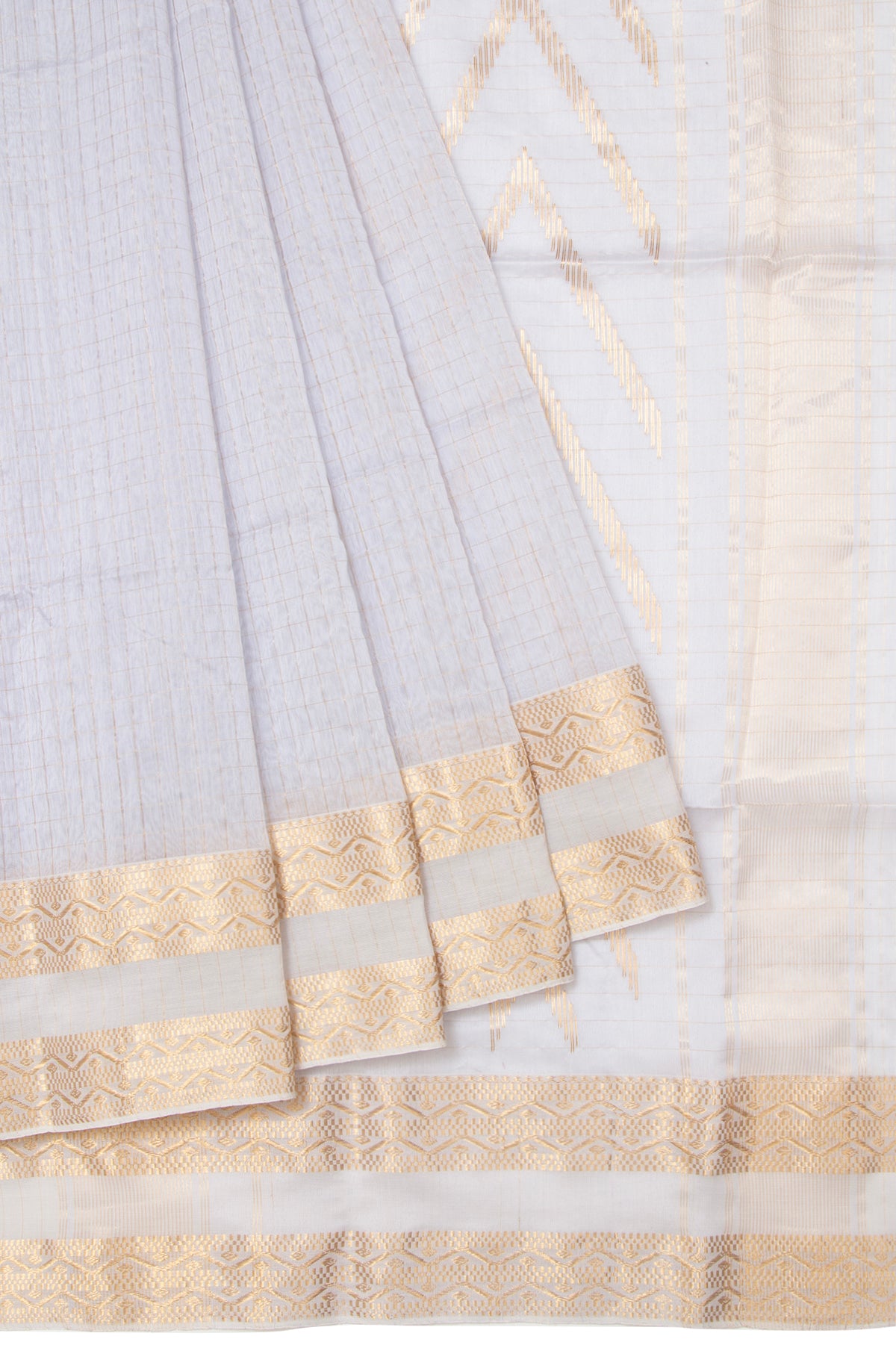 Lavender Maheshwari Silk Saree