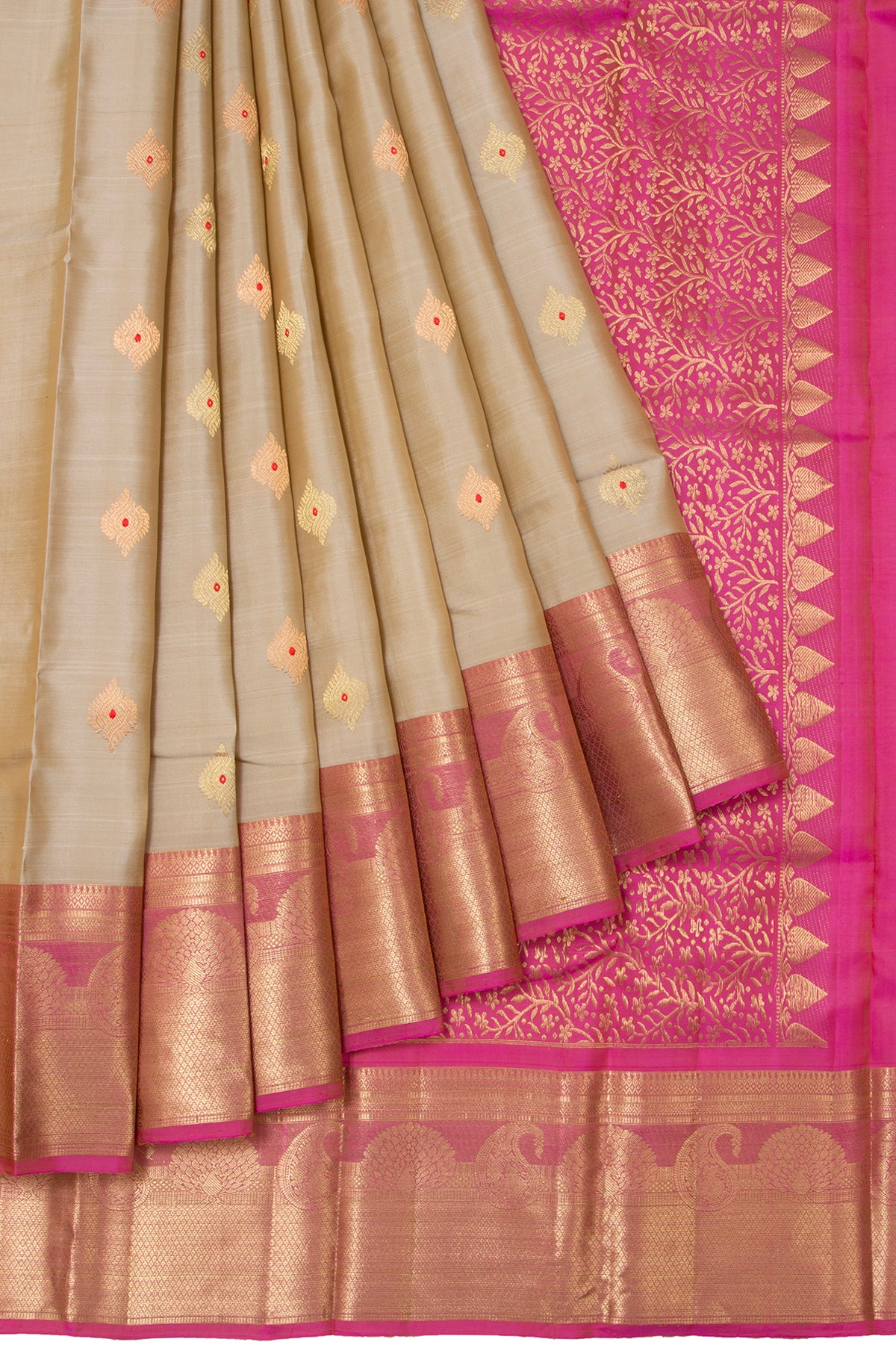 Sandal Soft Silk Saree