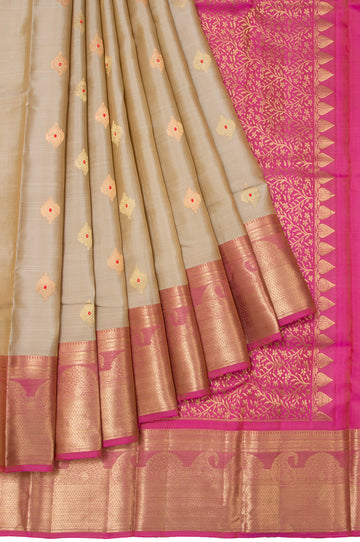 Sandal Soft Silk Saree