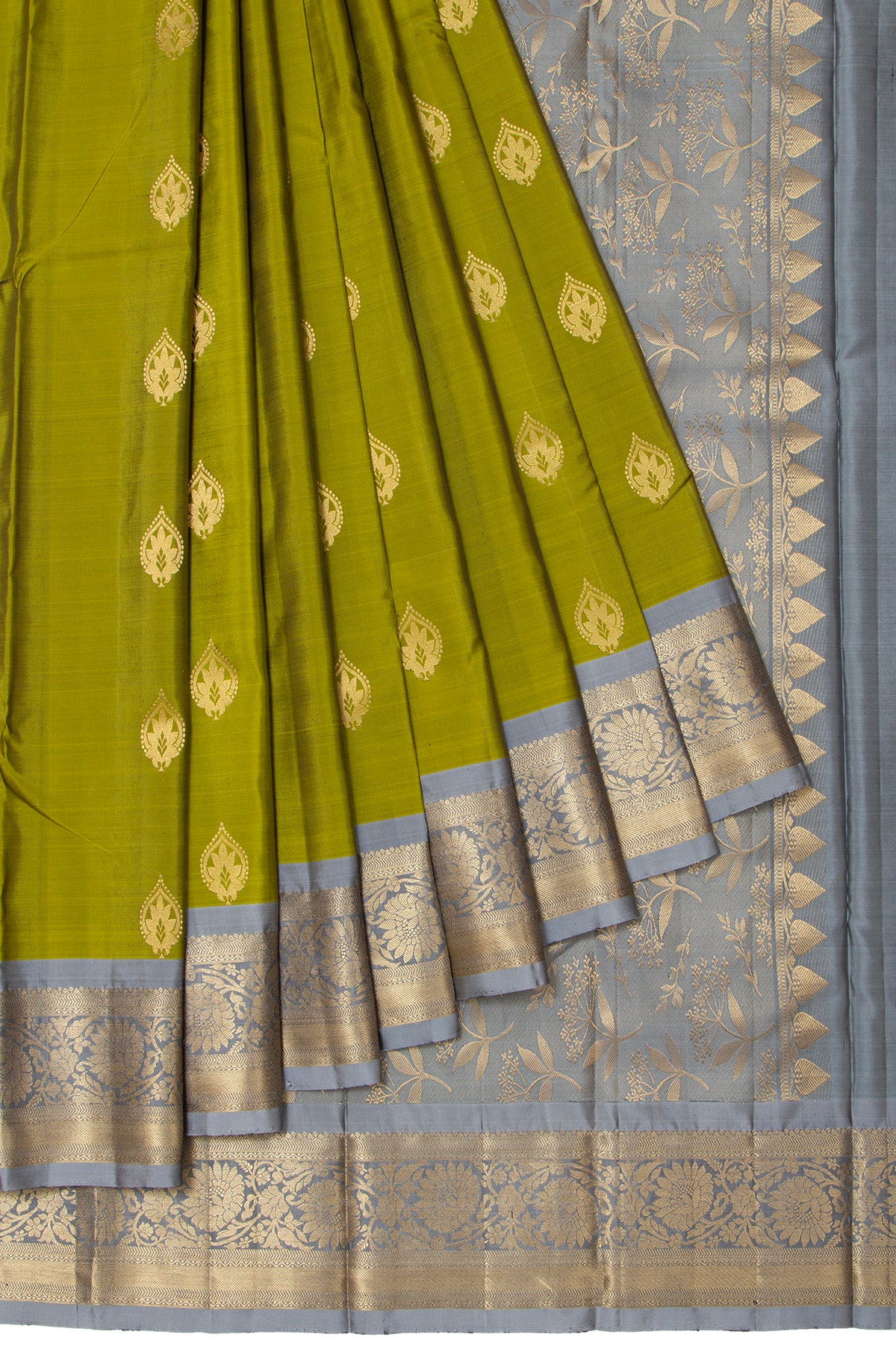 Mehendi green Soft Silk Saree