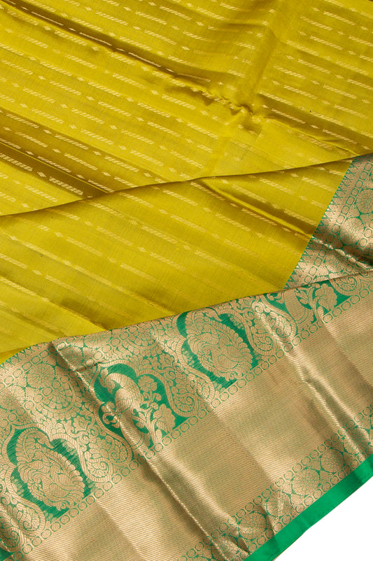 Mehendi Green Soft Silk Saree