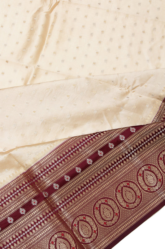 Sandal Chiniya Silk Saree