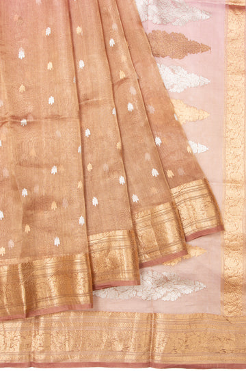 Multi Colour Banaras Tissue Silk Saree