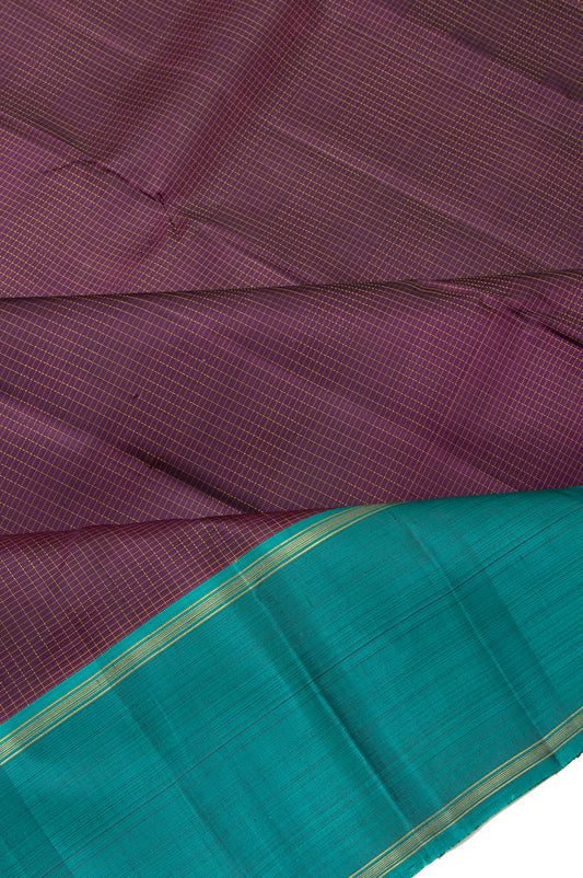 Brown Kanchipuram Silk Saree