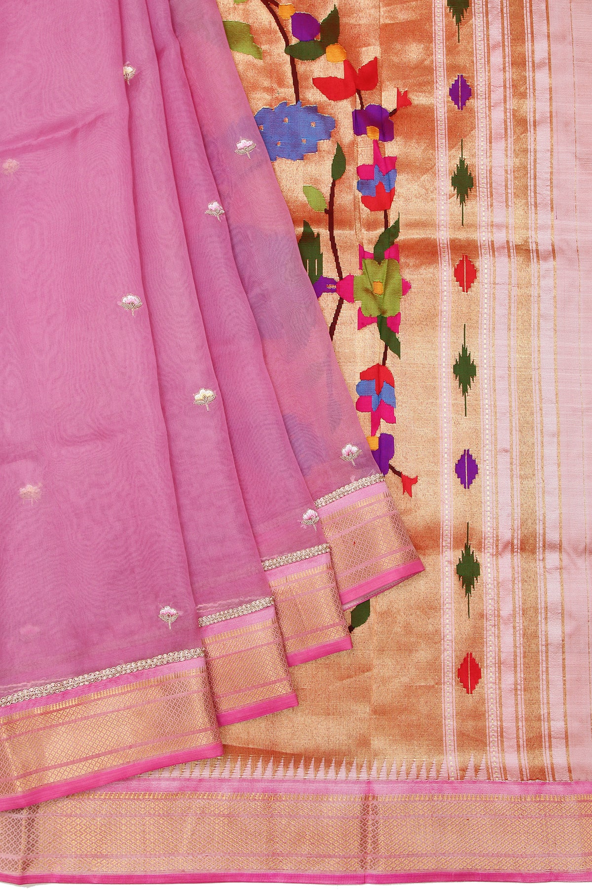 Organza silk saree