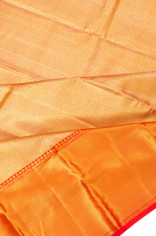 Gold Kanchipuram Tissue Silk Saree