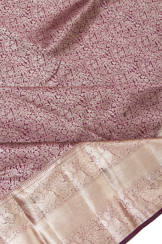 Magenta Kanchipuram Silk Saree