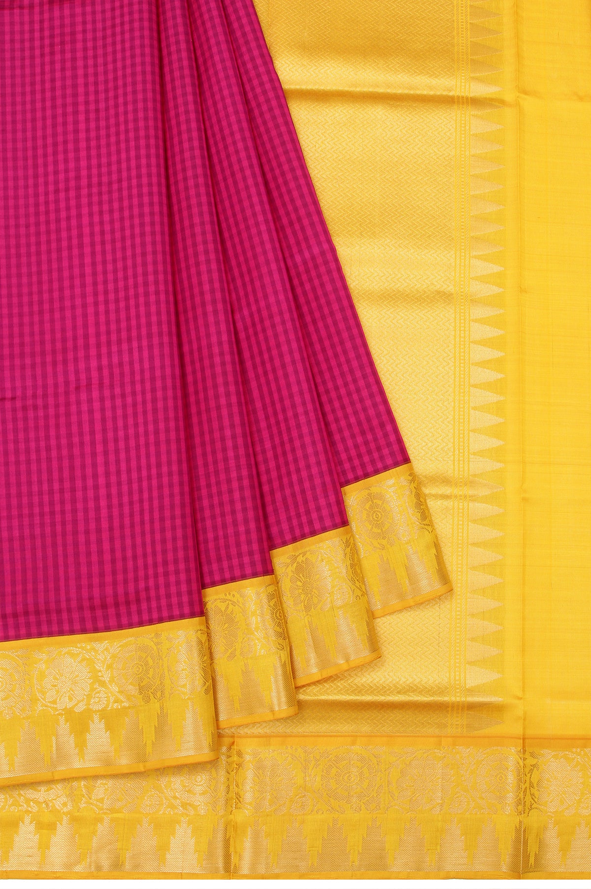 Multi Colour Soft Silk Saree with Striped Body Design