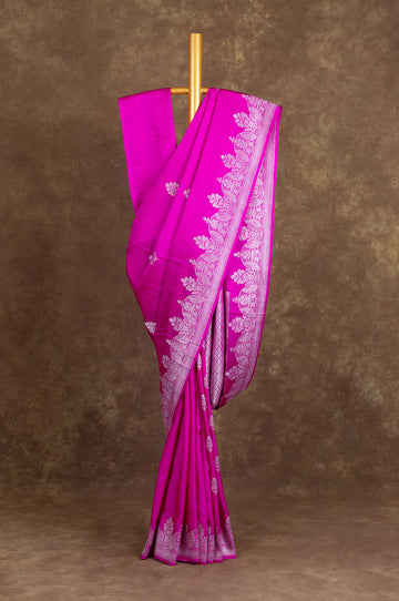 Pink	Muslin Silk Saree