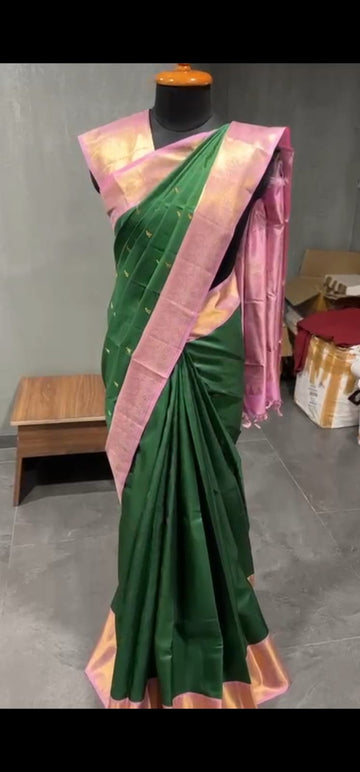 Green Kanchipuram Silk Saree