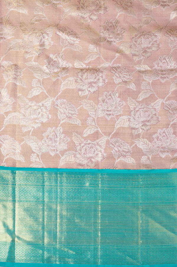 Pastel Pink Kanchipuram Silk Saree