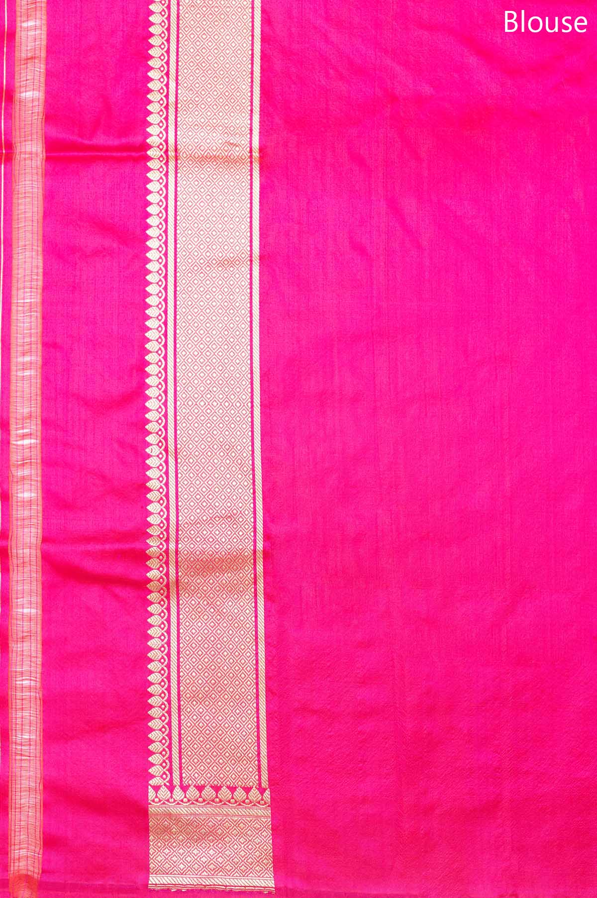 Rani Pink Banaras Katan Saree