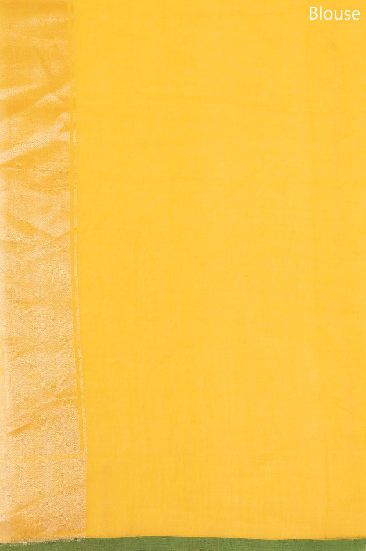 Yellow Banaras Katan Cotton Saree