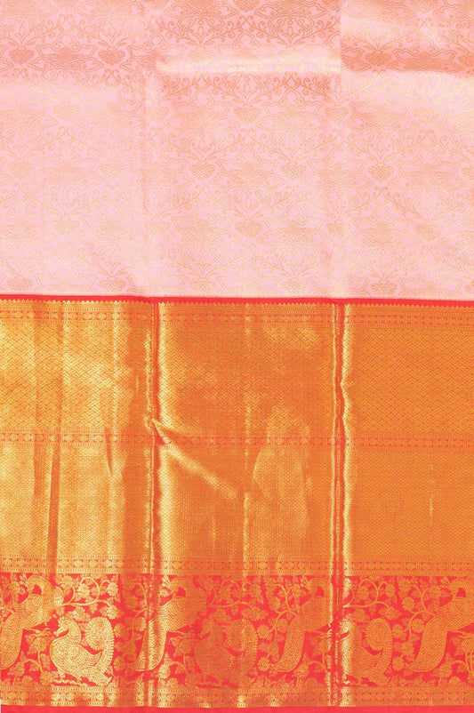 Pink Kachipuram Silk Saree