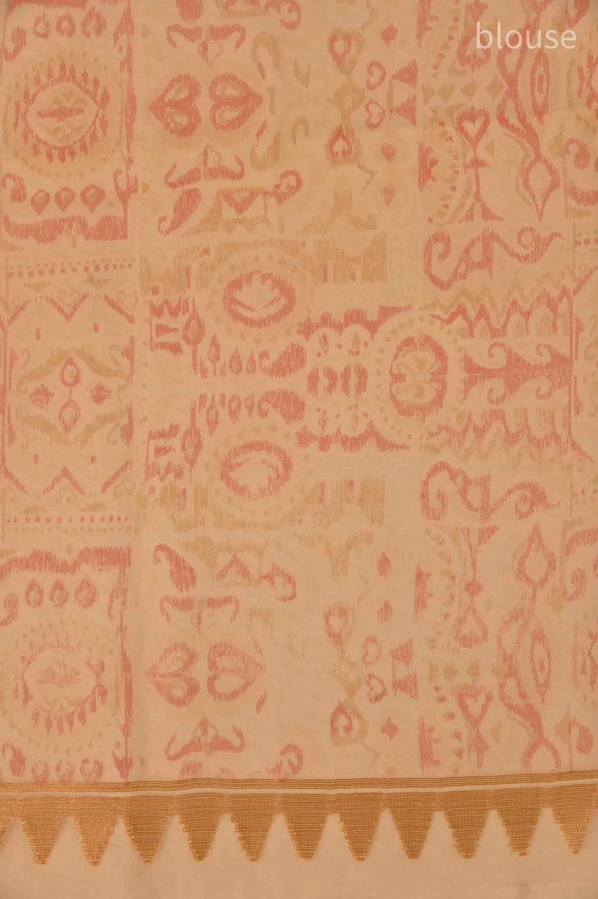Sandal Organza Silk Saree - Mavuri