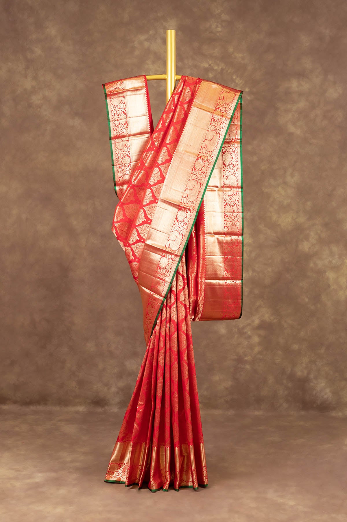 Red Kanchipuram Silk Saree