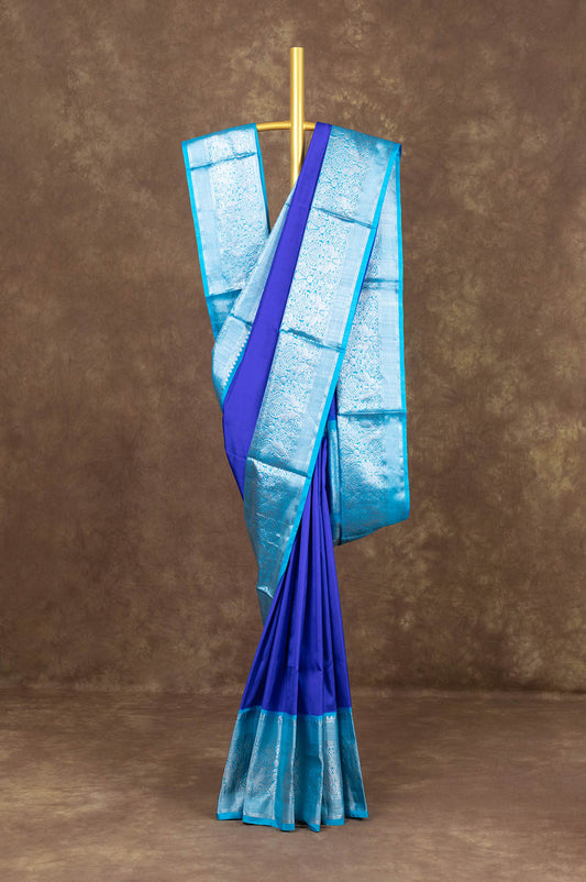 Royal Blue Venkatagiri Silk Saree