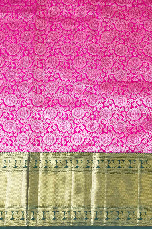 Pink Kanchipuram Silk Saree