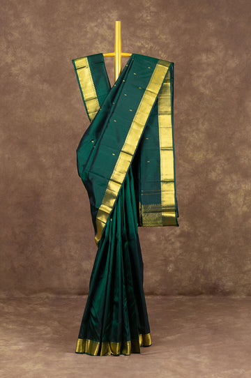 Green Kanchipuram  Silk Saree