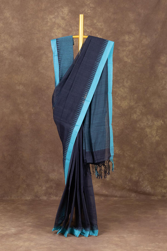 Black Ponduru Cotton Saree