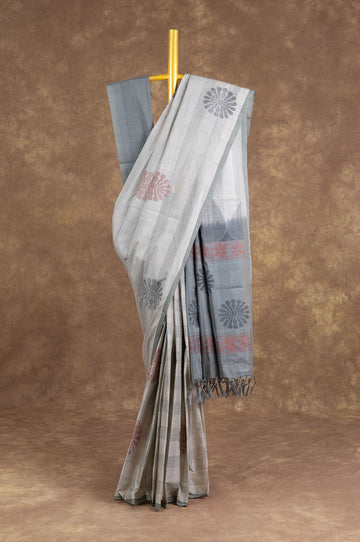 Beige Kanchi Cotton Saree