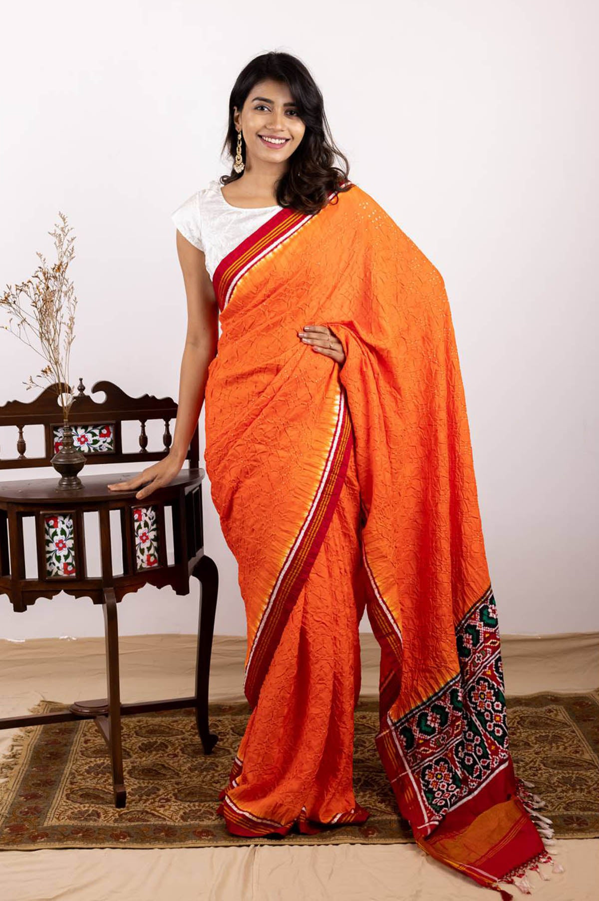 Bandhani Sarees - Buy Bandhej Saree Online USA